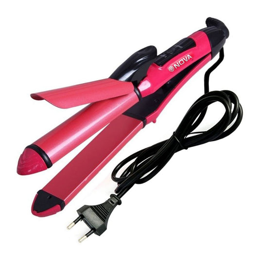 NOVA 2-in-1 Hair Straightener & Curler